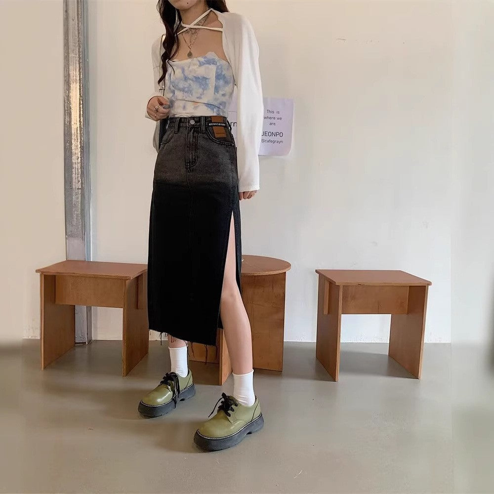 Straight Midi Skirt