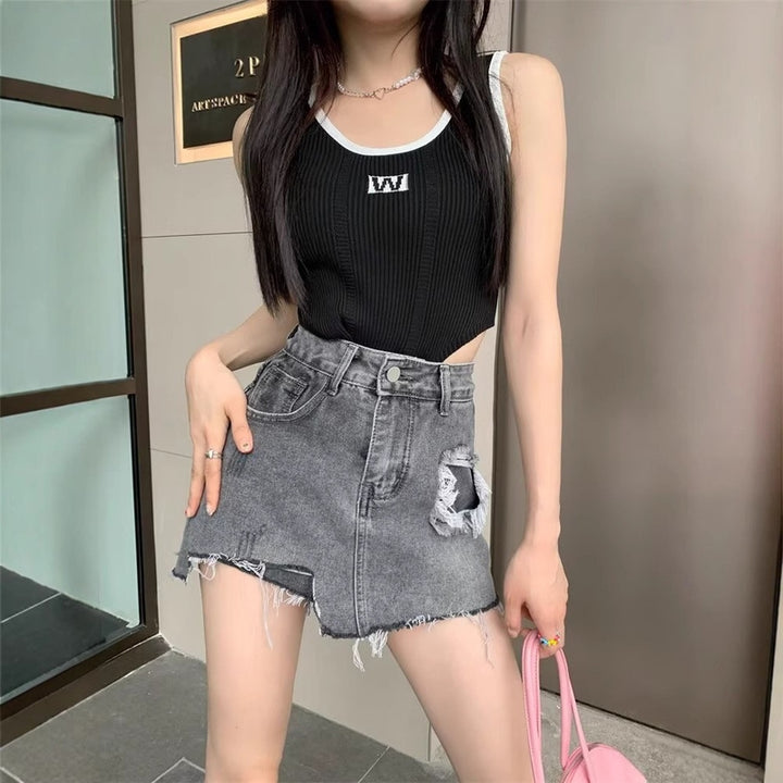 Straight Mini Skirts