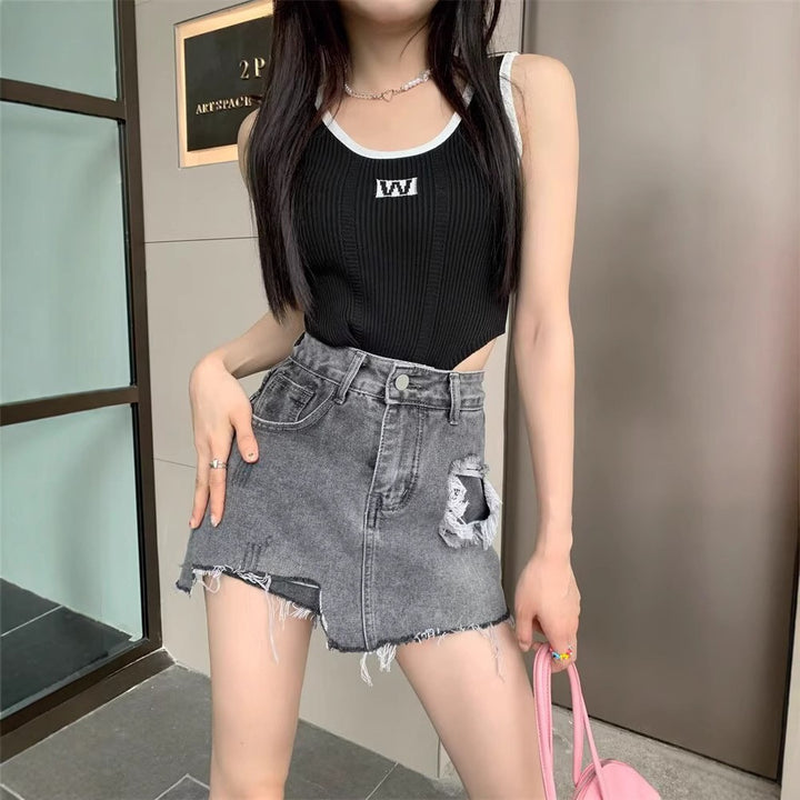 Straight Mini Skirts