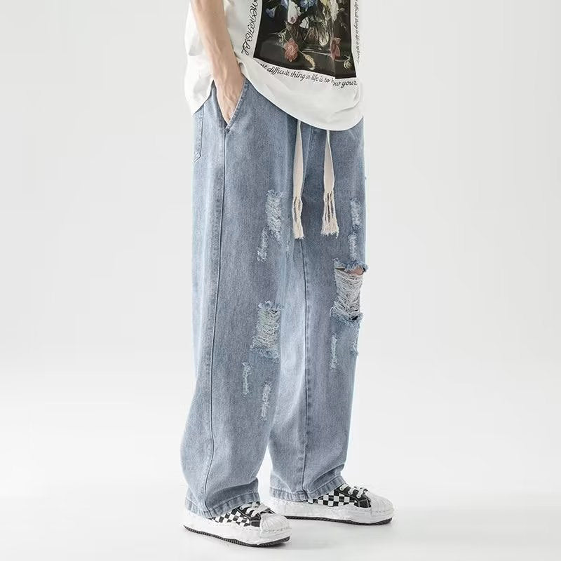 Men Regular Fit Mid-Rise Mildly Distressed Light Fade Jeans