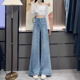 Women Mom Fit Mid-Rise Light Fade Jeans