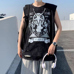 Graphic Printed Oversized Cotton T-shirt