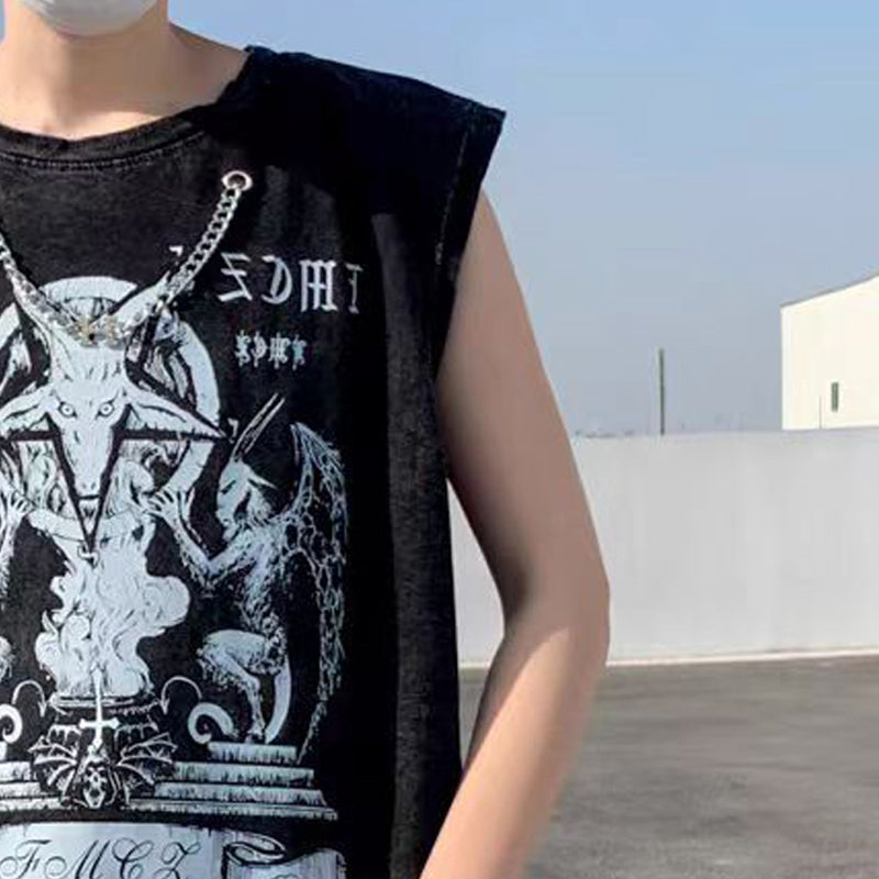 Graphic Printed Oversized Cotton T-shirt