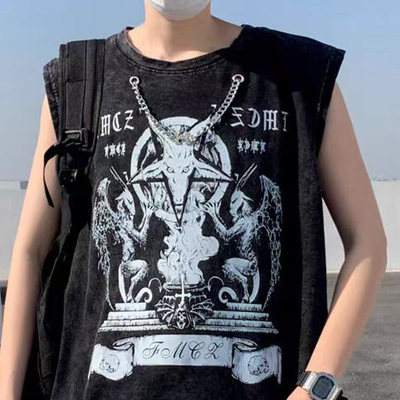 Graphic Printed Oversized Cotton T-shirt