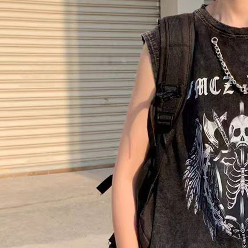 Graphic Printed Oversized Round Neck  T-shirt