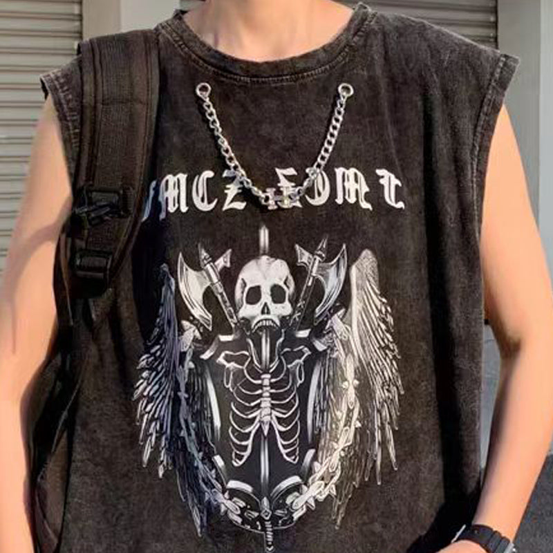 Graphic Printed Oversized Round Neck  T-shirt