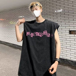 Typography Printed Cotton Oversized T-shirt