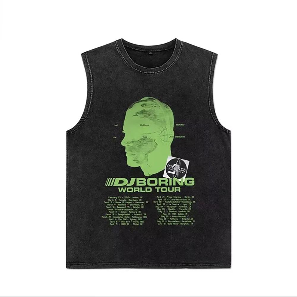 Men Typography Printed Round Neck Cotton T-shirt