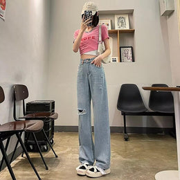 Mid-Rise Mom Fit Jeans