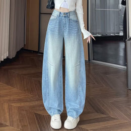 Women Slouchy Fit Mid-Rise Light Fade Stretchable Jeans