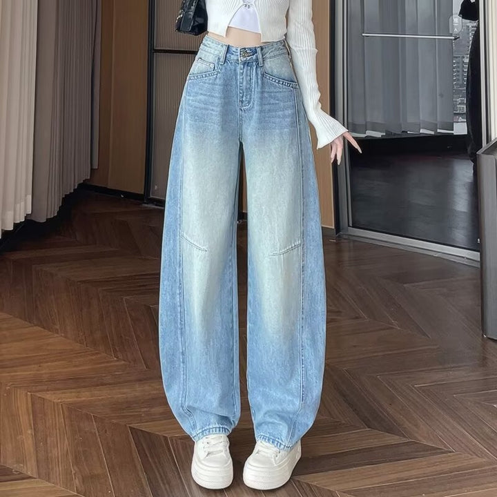 Women Slouchy Fit Mid-Rise Light Fade Stretchable Jeans