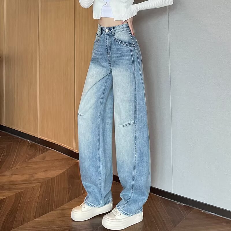 Women Slouchy Fit Mid-Rise Light Fade Stretchable Jeans