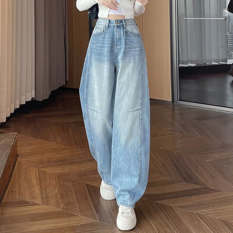 Women Slouchy Fit Mid-Rise Light Fade Stretchable Jeans