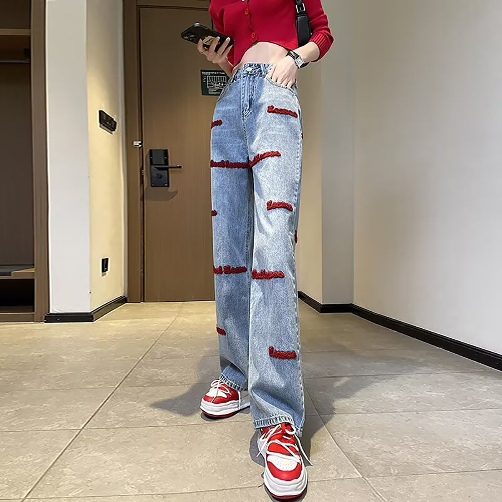 Mid-Rise Relaxed Fit Jeans