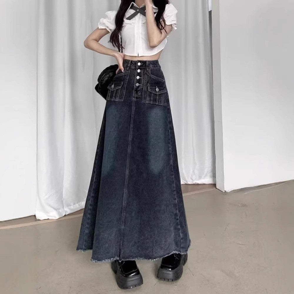 Flared Maxi Skirt