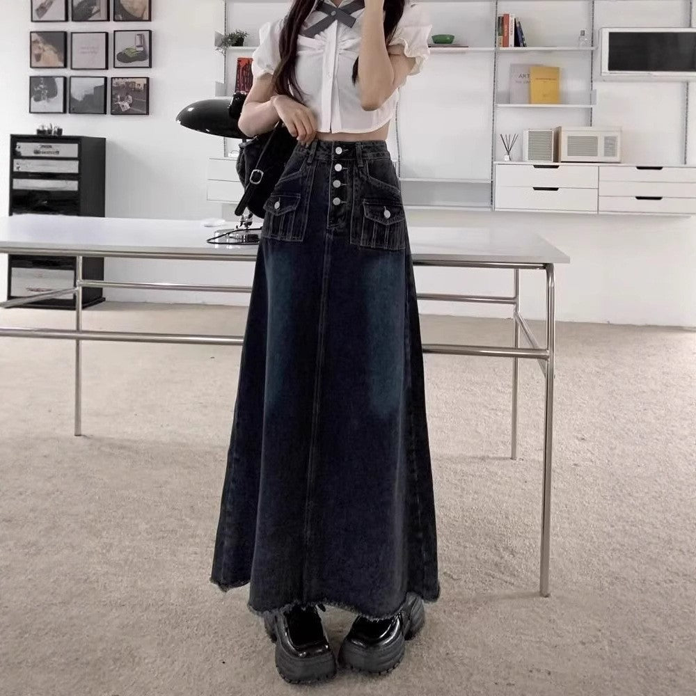 Flared Maxi Skirt