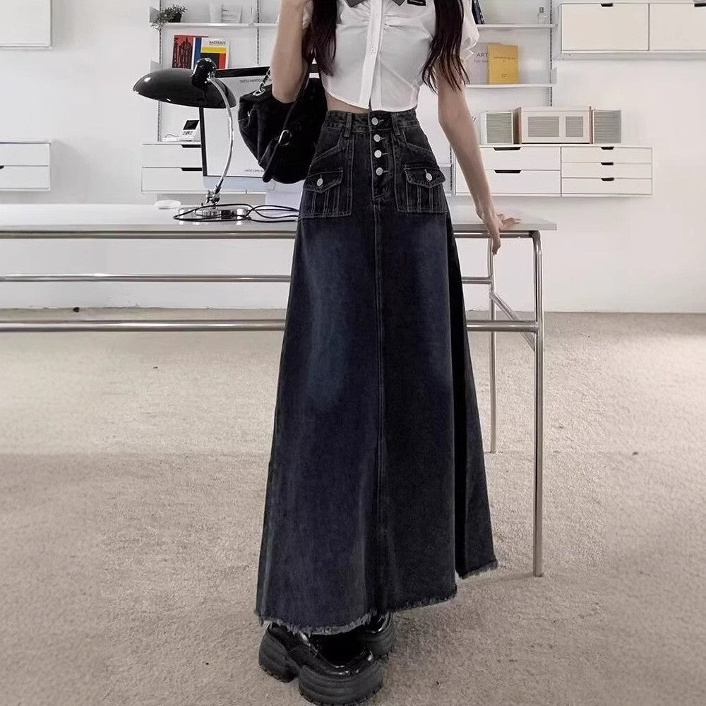 Flared Maxi Skirt