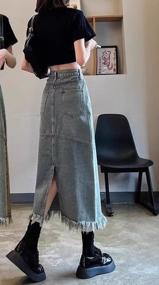 Flared Maxi Skirt