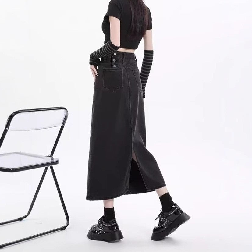Straight Midi Skirt