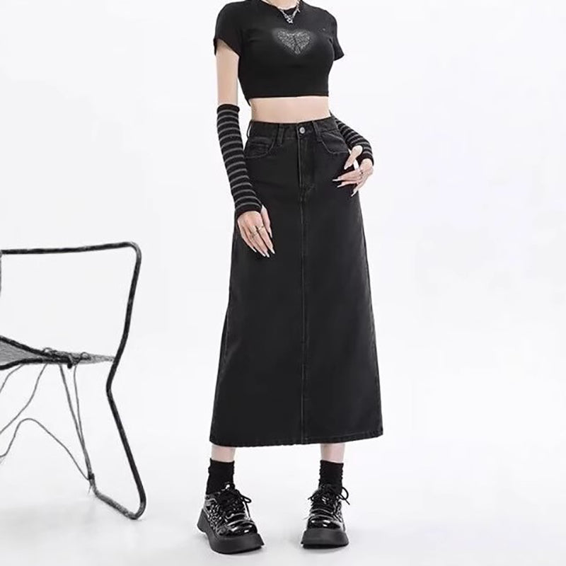 Straight Midi Skirt
