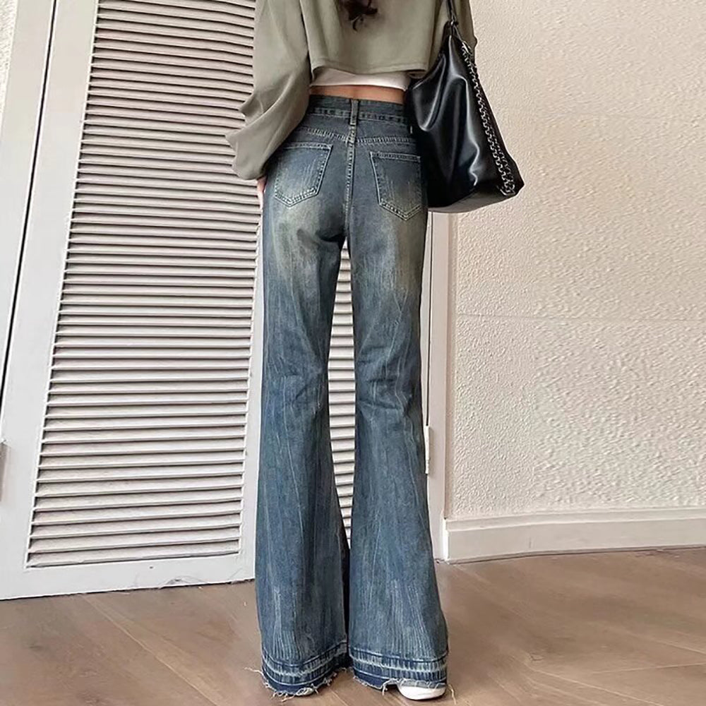 Women Bootcut Light Fade Jeans