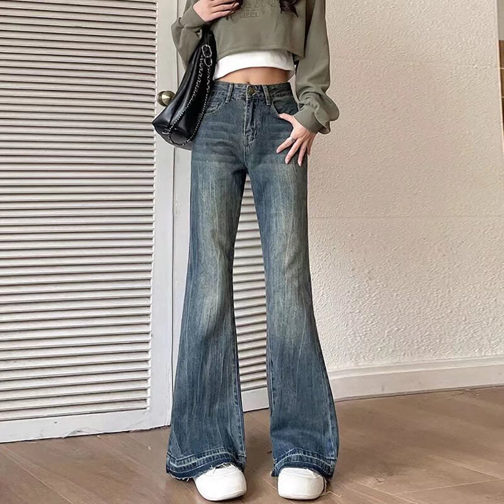 Women Bootcut Light Fade Jeans
