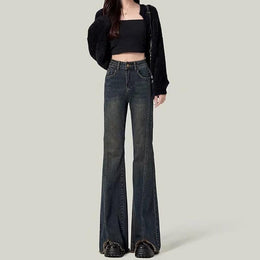 Women Bootcut Light Fade Mid-Rise Jeans