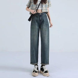 Mid-Rise Mom Fit Jeans