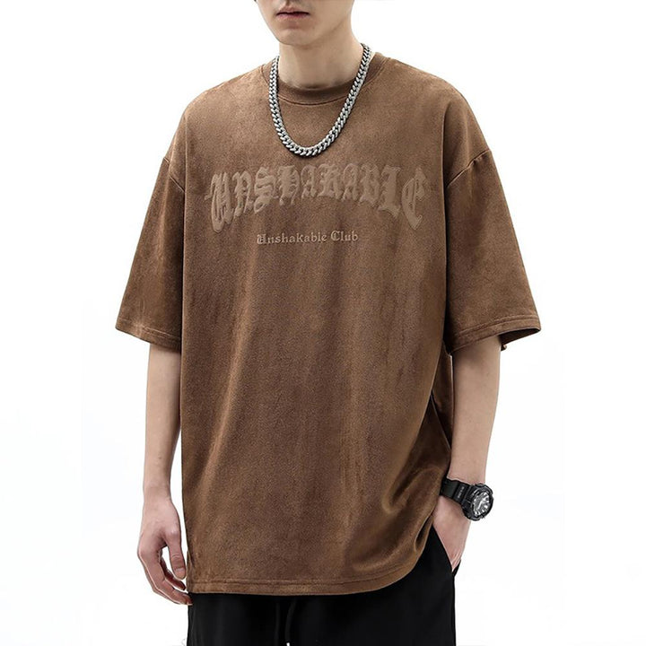 Men Graphic Printed Round Neck  Oversized T-shirt