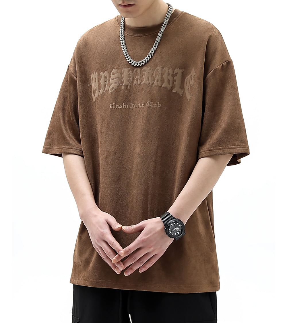 Men Graphic Printed Round Neck  Oversized T-shirt