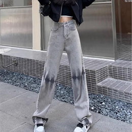 Women Cotton Straight Fit Mid-Rise Light Fade Jeans