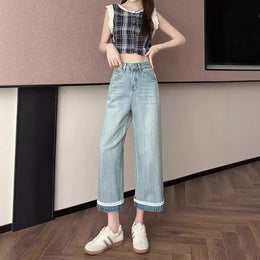 Women Straight Fit High-Rise Light Fade Stretchable Jeans