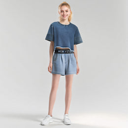 Solid Mid-Rise Regular Shorts