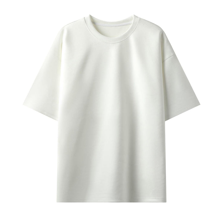 Men Solid Round Neck  Relaxed Fit T-shirt