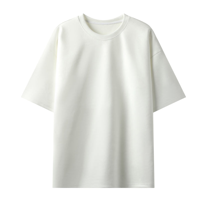 Men Solid Round Neck  Relaxed Fit T-shirt