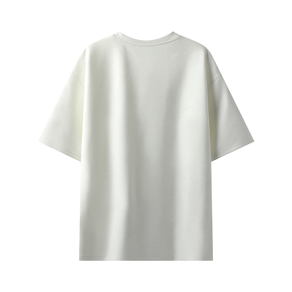 Men Solid Round Neck  Relaxed Fit T-shirt
