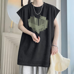Men Graphic Printed Round Neck  Oversized T-shirt