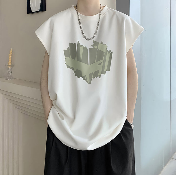 Men Graphic Printed Round Neck  Oversized T-shirt