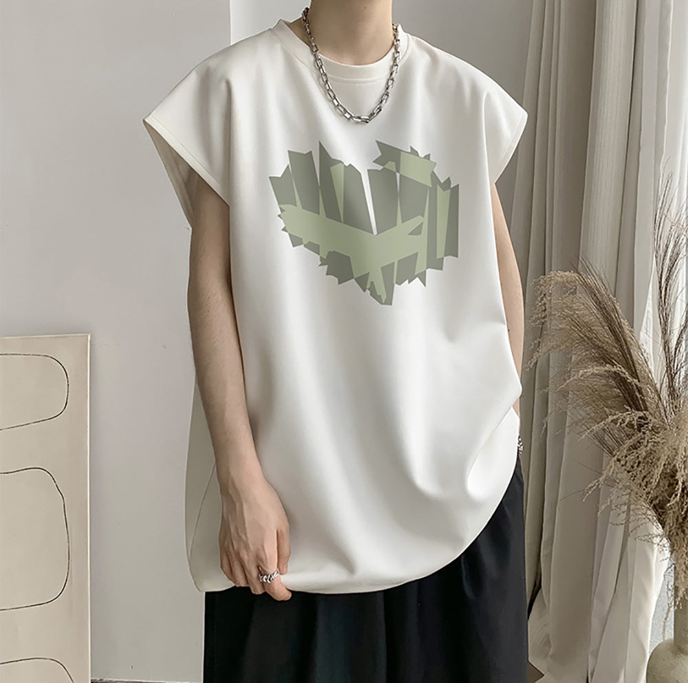 Men Graphic Printed Round Neck  Oversized T-shirt
