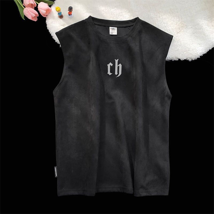 Men Typography Printed Round Neck Relaxed Fit T-shirt
