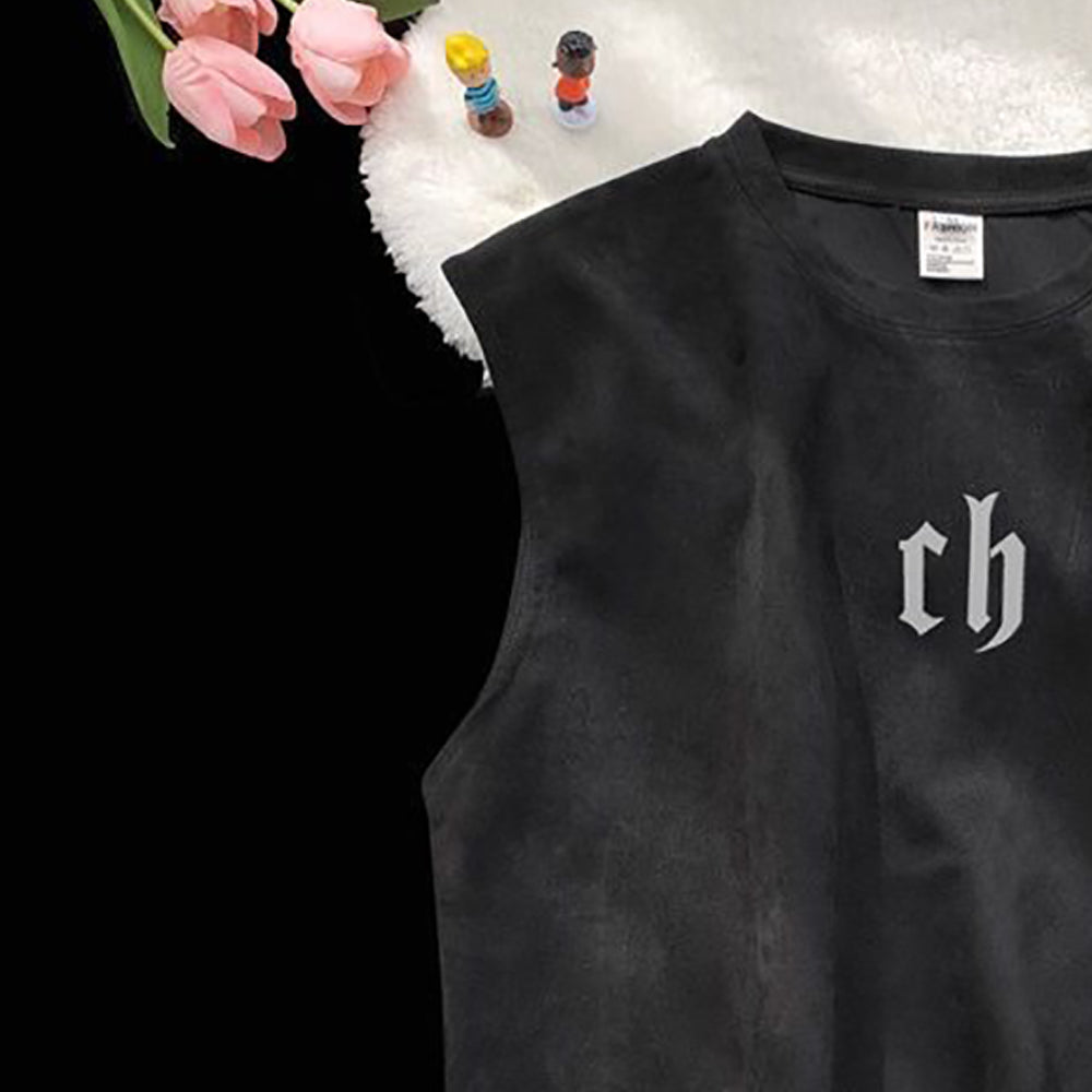 Men Typography Printed Round Neck Relaxed Fit T-shirt