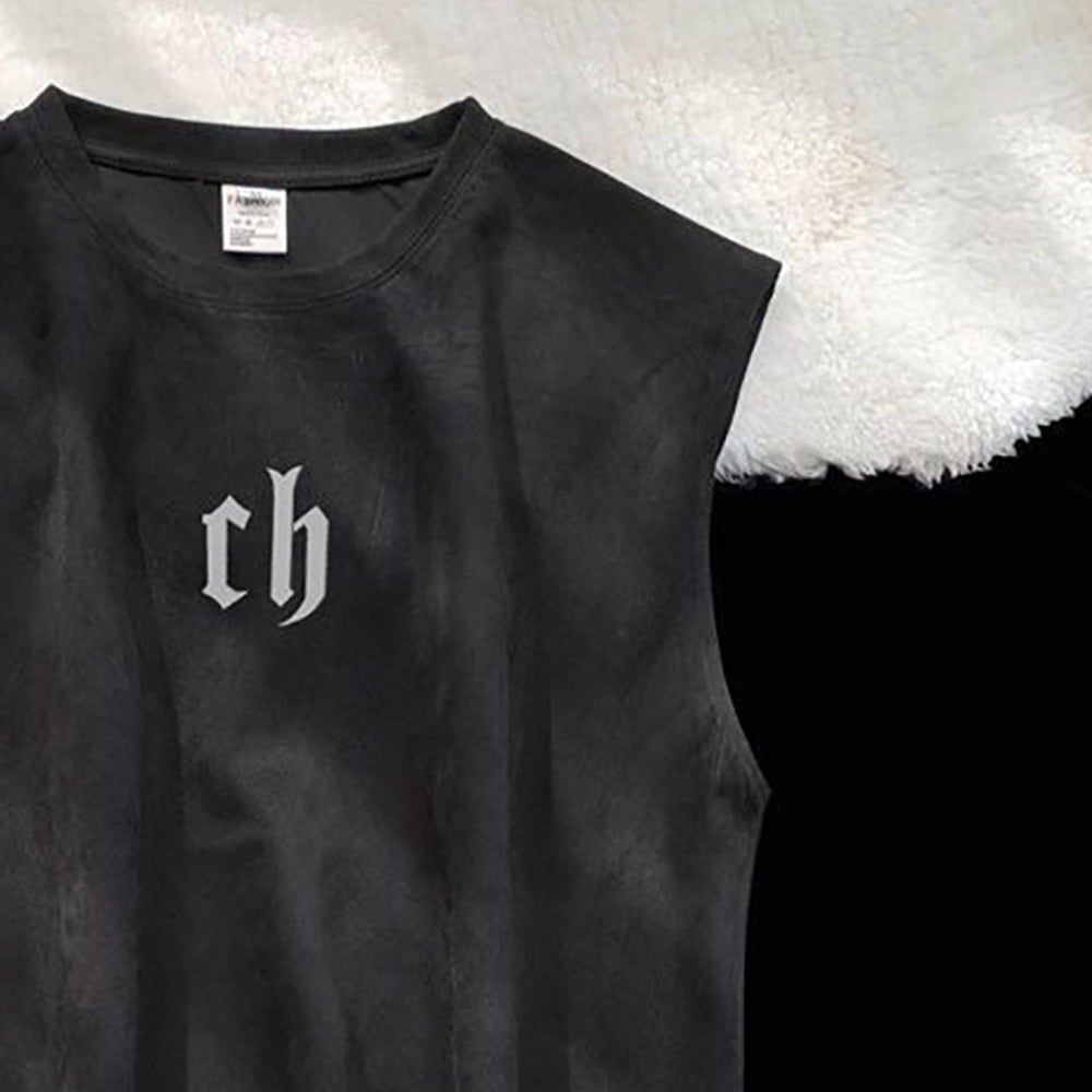 Men Typography Printed Round Neck Relaxed Fit T-shirt