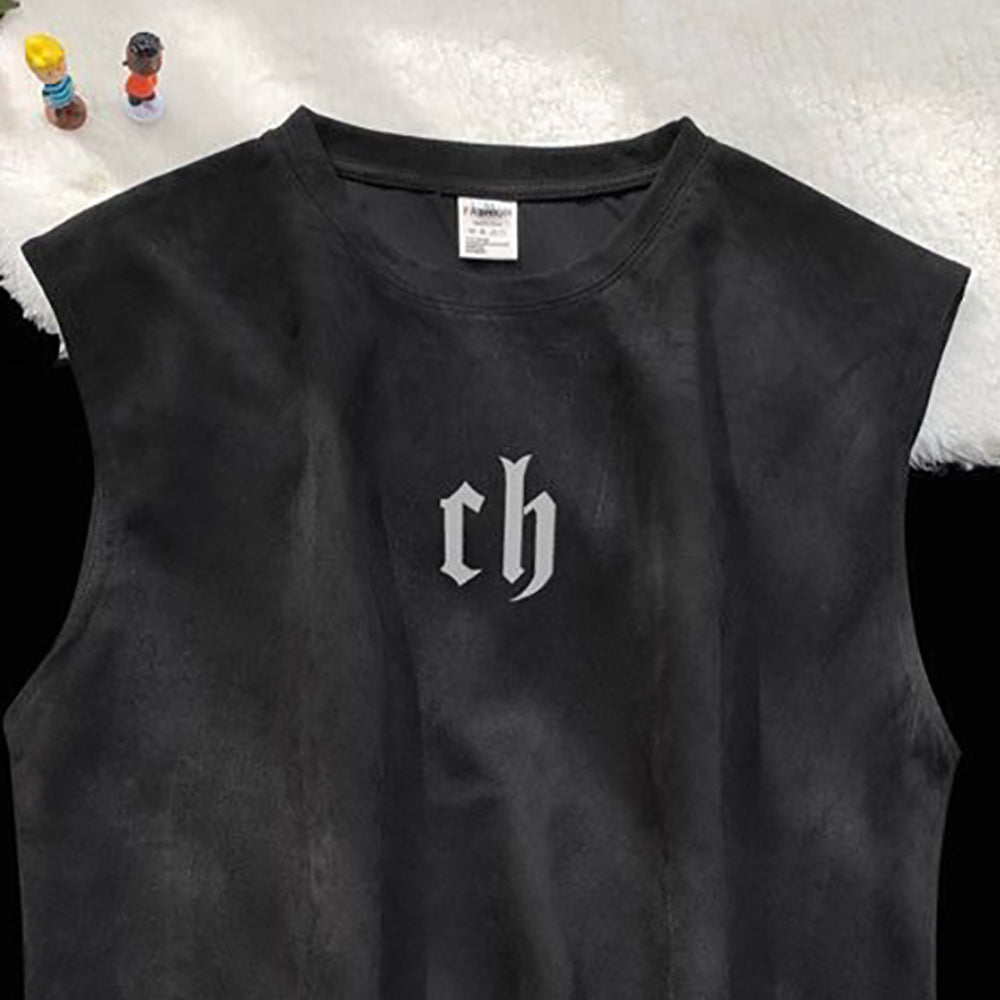 Men Typography Printed Round Neck Relaxed Fit T-shirt