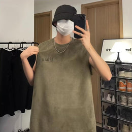 Men Typography Printed Round Neck  Oversized T-shirt