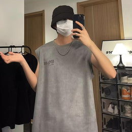 Men Typography Oversized T-shirt