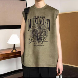 Men Graphic Printed Round Neck  Oversized T-shirt
