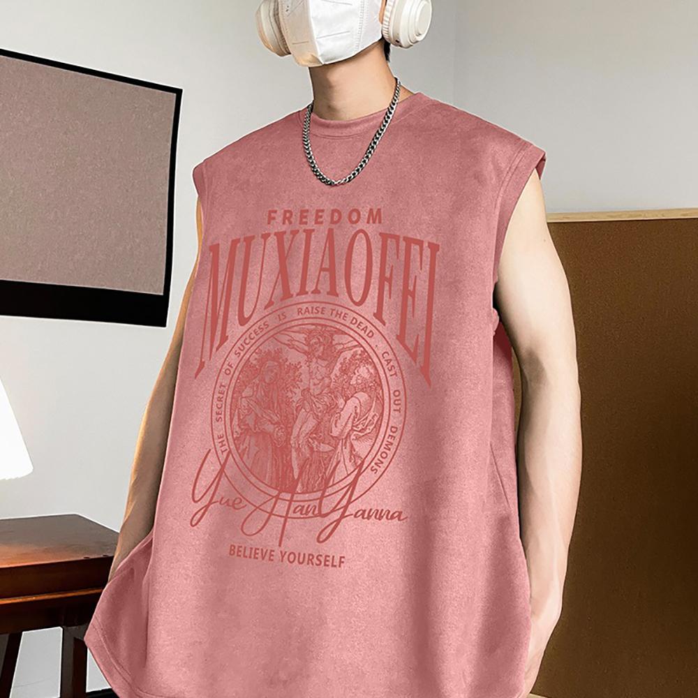 Men Graphic Printed Round Neck  Oversized T-shirt