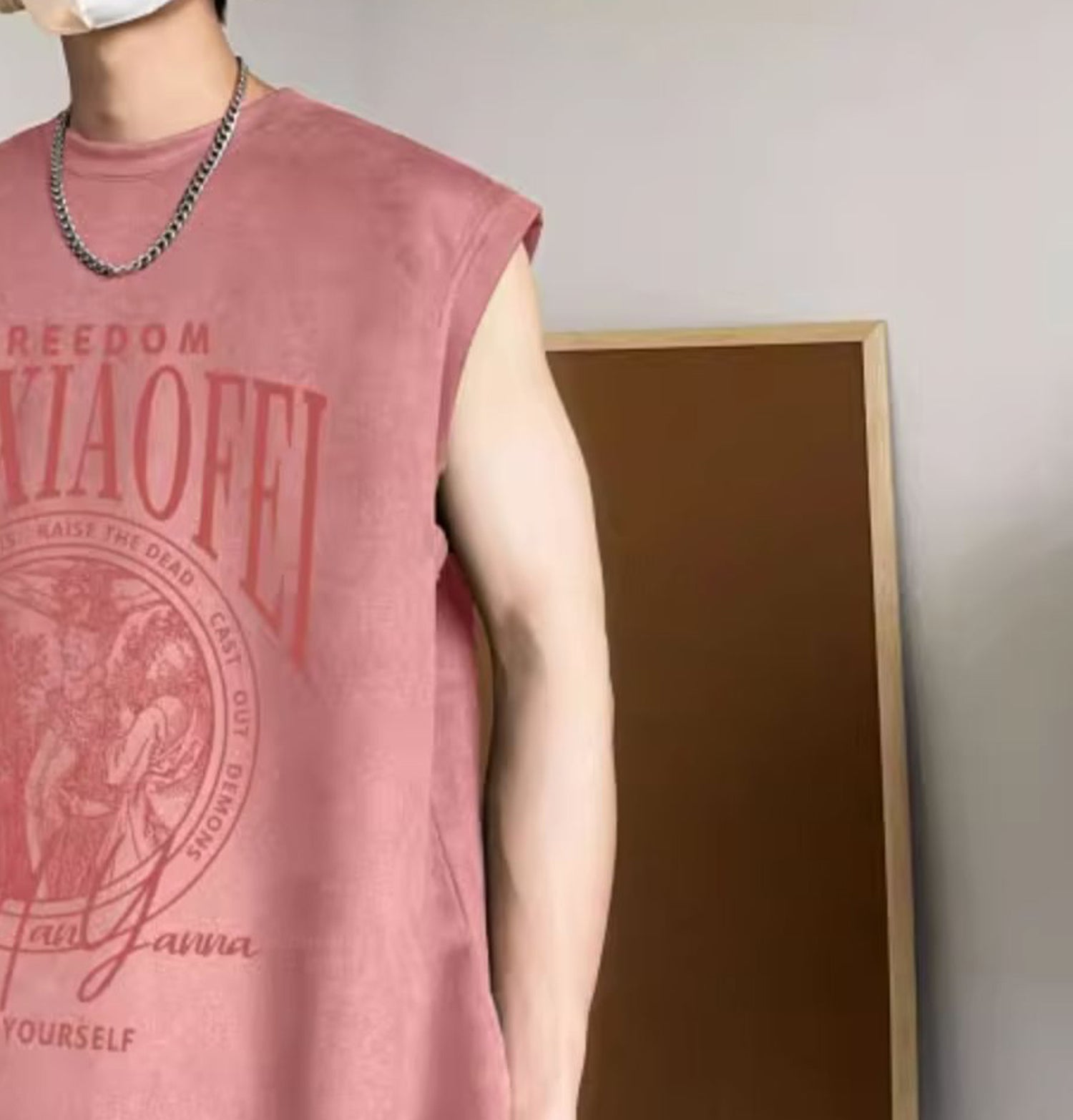 Men Graphic Printed Round Neck  Oversized T-shirt