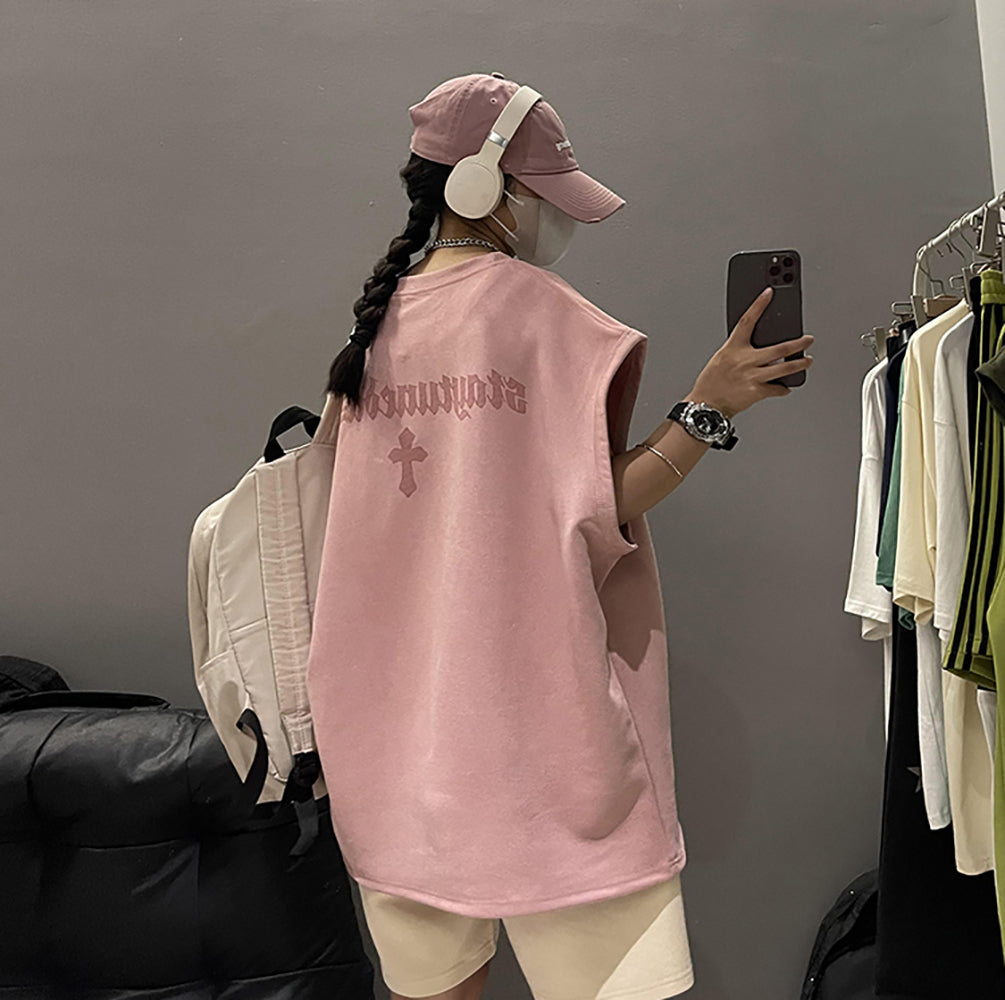 Men Typography Printed Round Neck  Oversized T-shirt