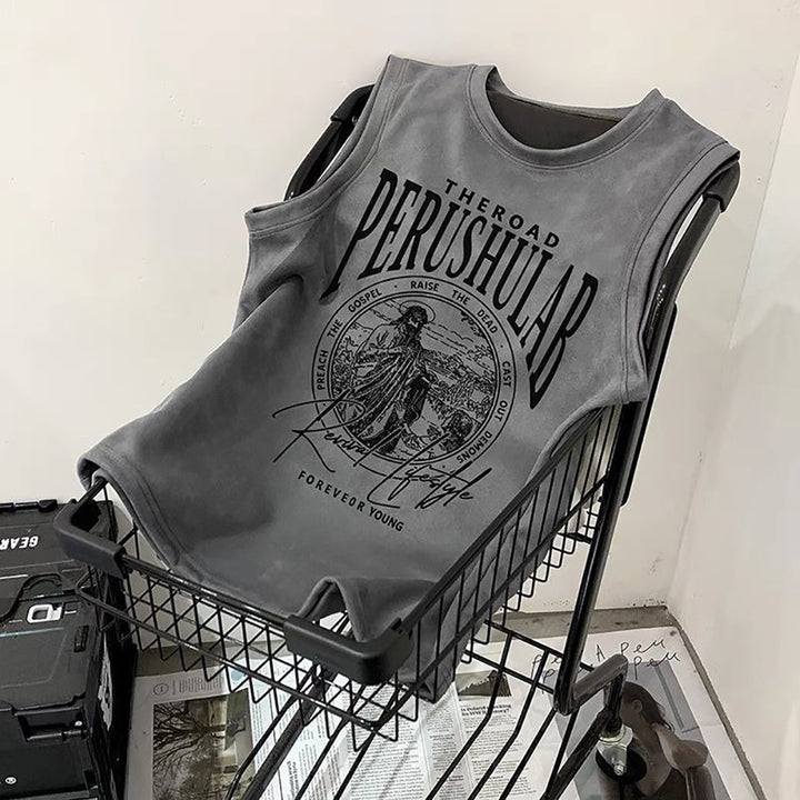 Graphic Printed Round Neck Regular Fit T-shirt